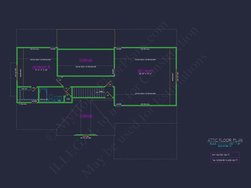 Stunning 5-Bedroom house Plan with Detailed CAD Architecture