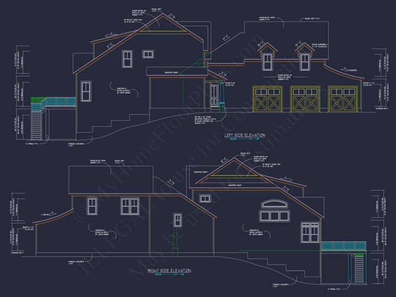 Stunning 5-Bedroom house Plan with Spacious Floor Designs