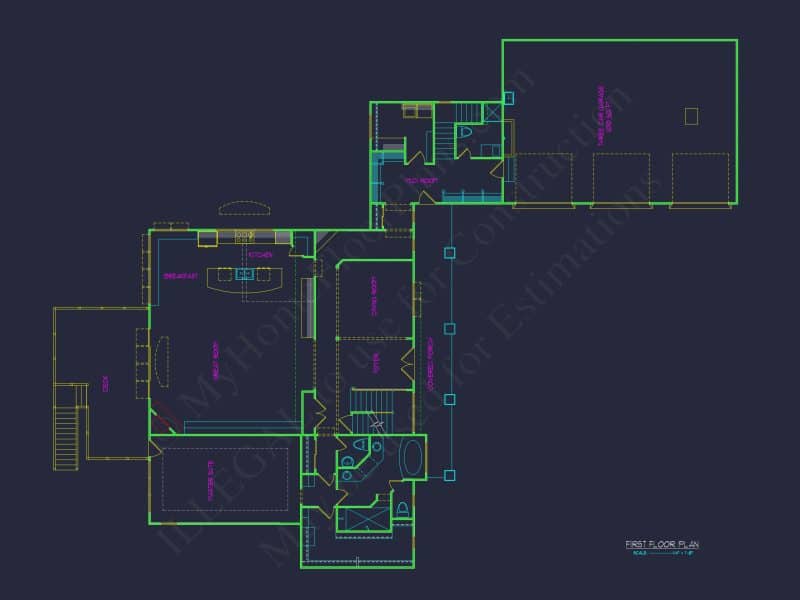 Stunning 5-Bedroom house Plan with Spacious Floor Designs