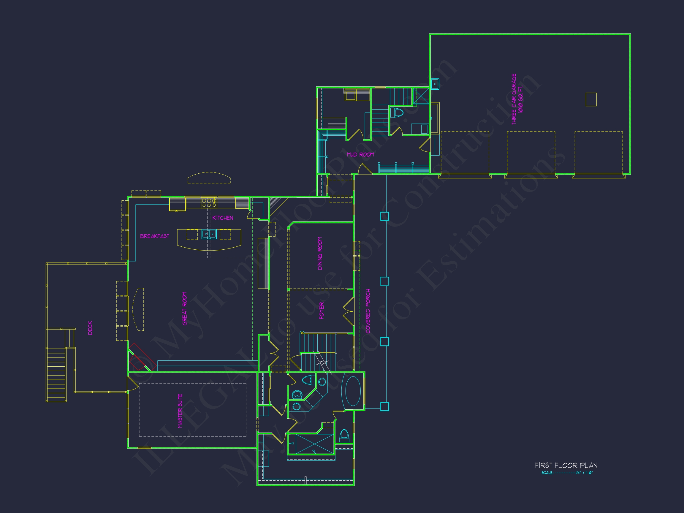 Stunning 5-Bedroom Home Plan with Spacious Floor Designs