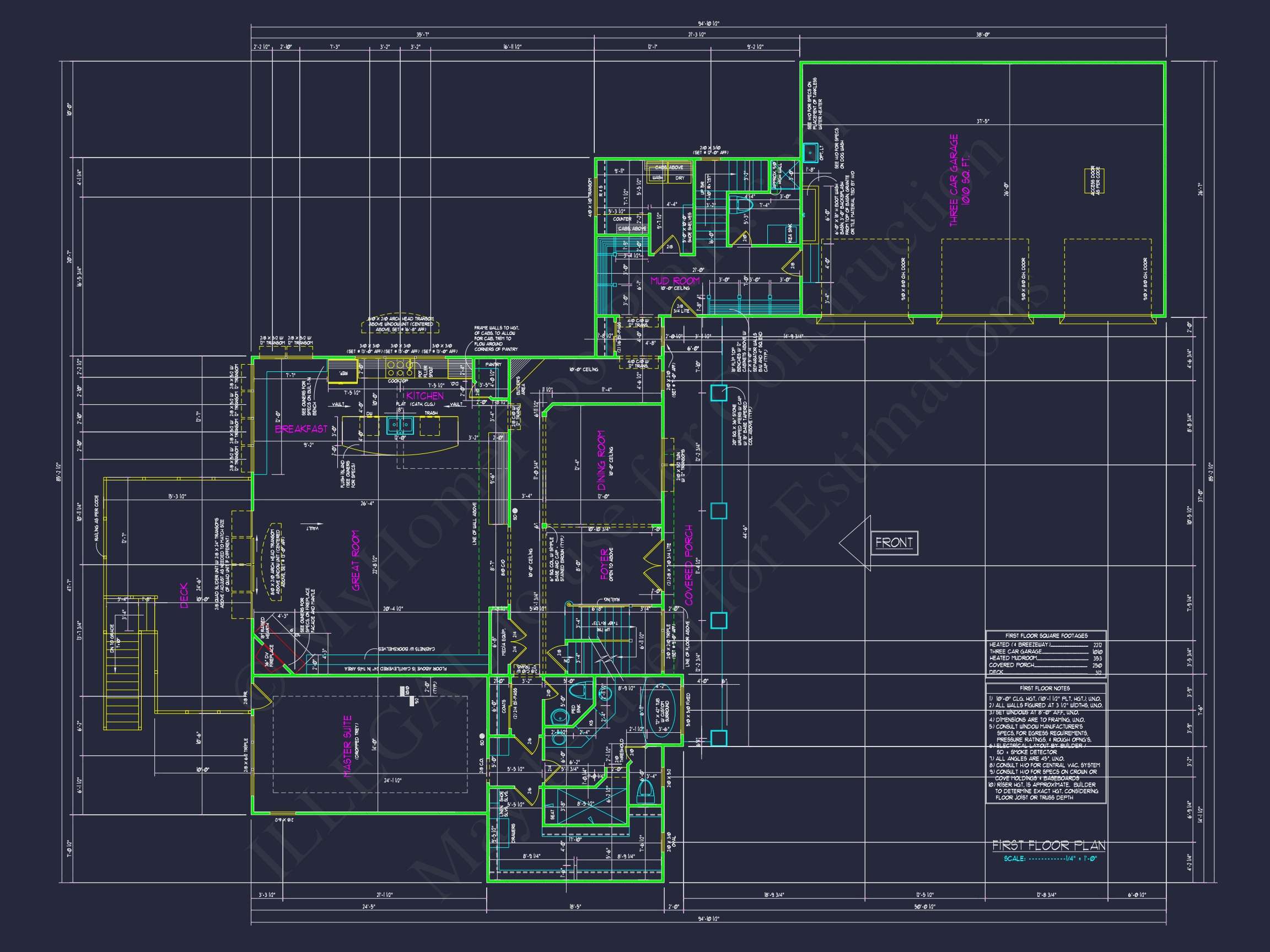 Stunning 5-Bedroom Home Plan with Spacious Floor Designs