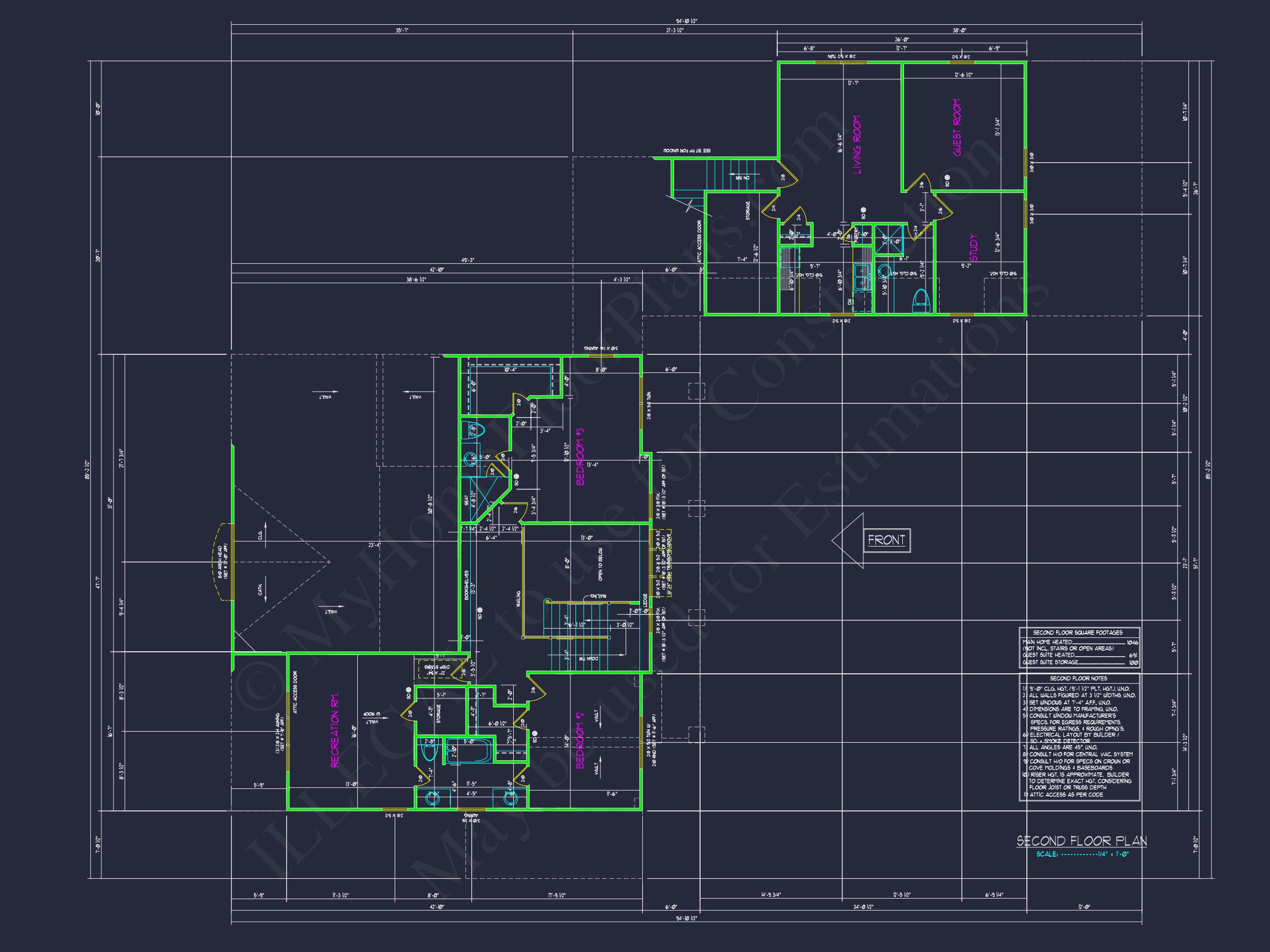 Stunning 5-Bedroom Home Plan with Spacious Floor Designs