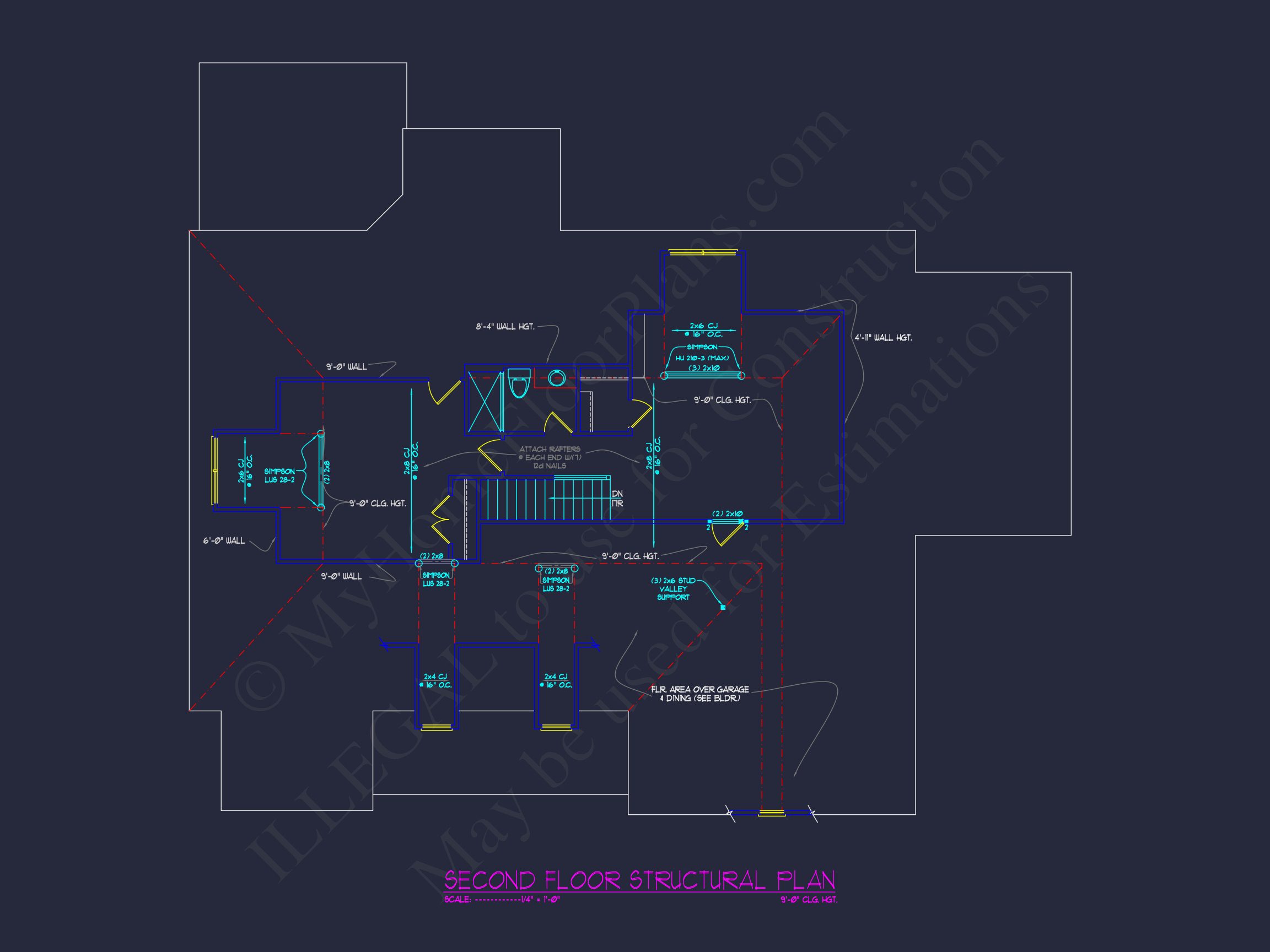 Stunning Architectural house Floor Plan with CAD Design