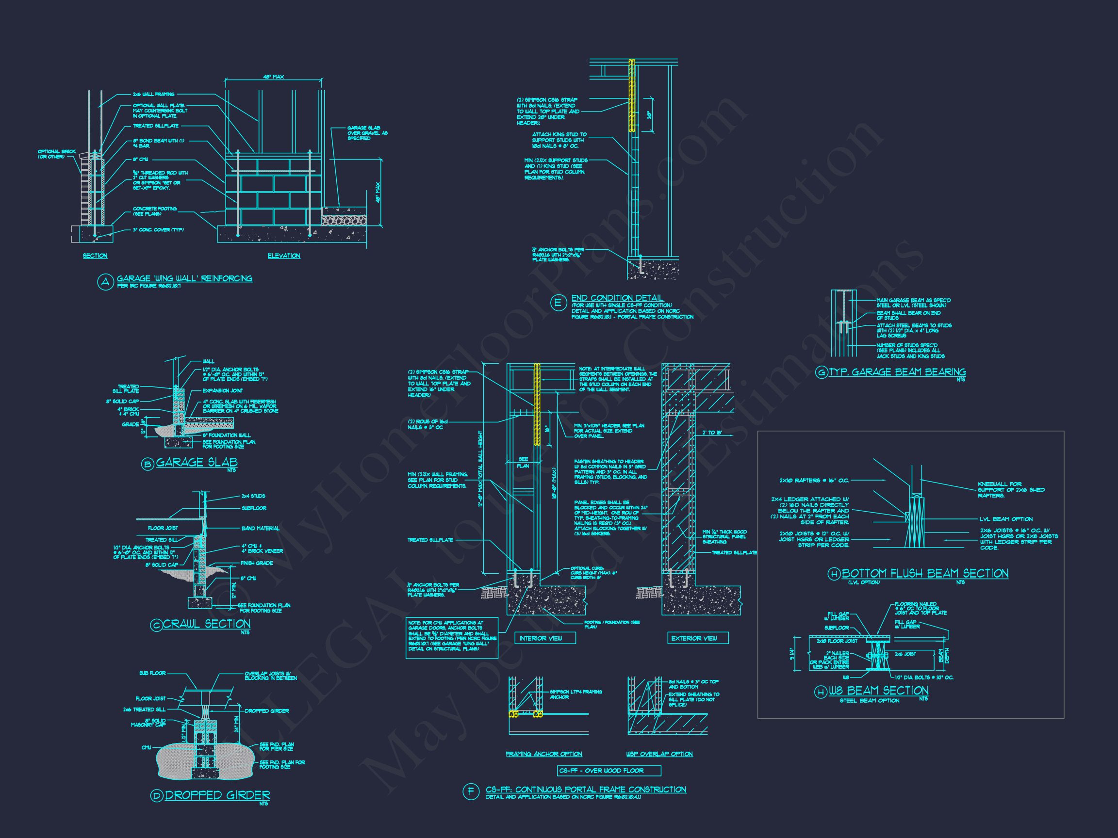 Stunning Architectural house Floor Plan with CAD Design