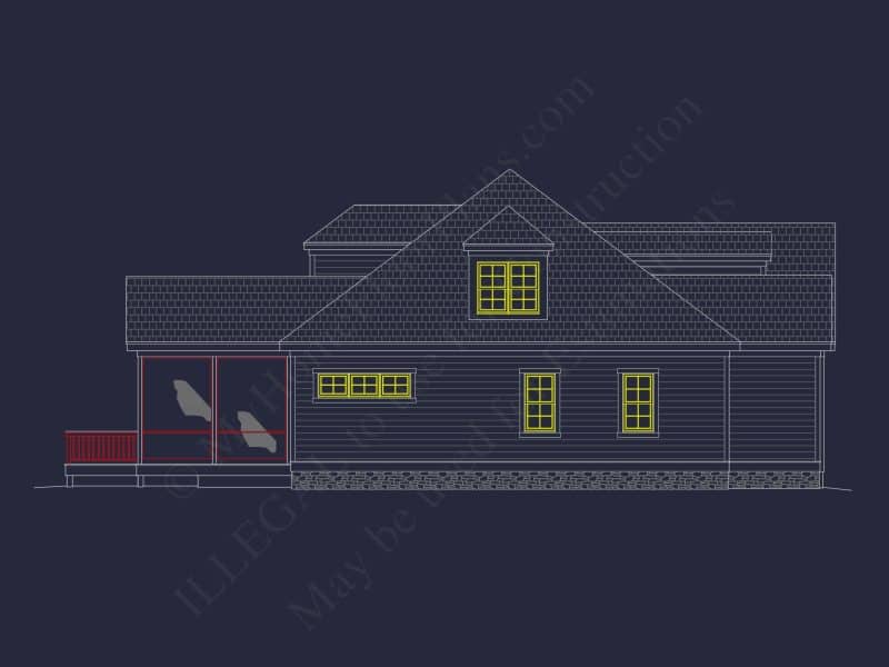 Stunning Architectural house Floor Plan with CAD Design