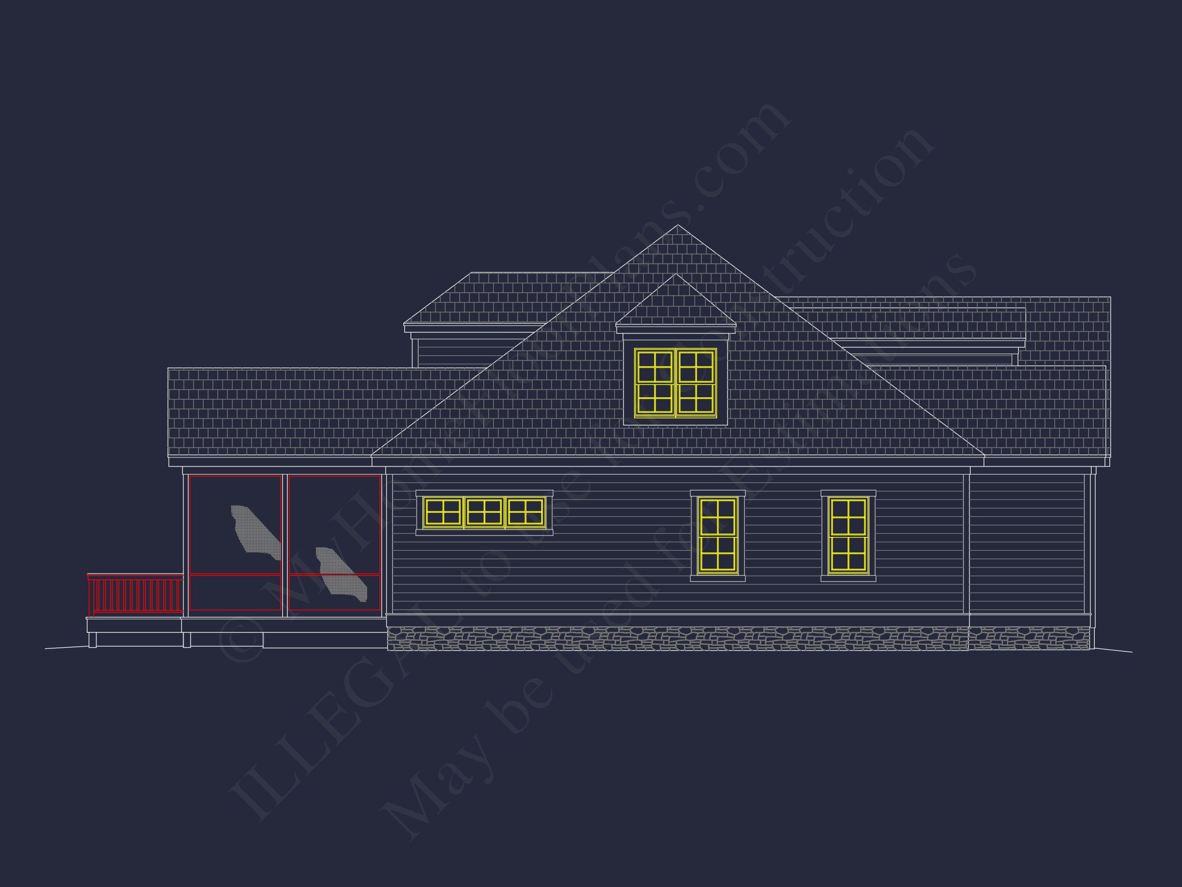Stunning Architectural house Floor Plan with CAD Design