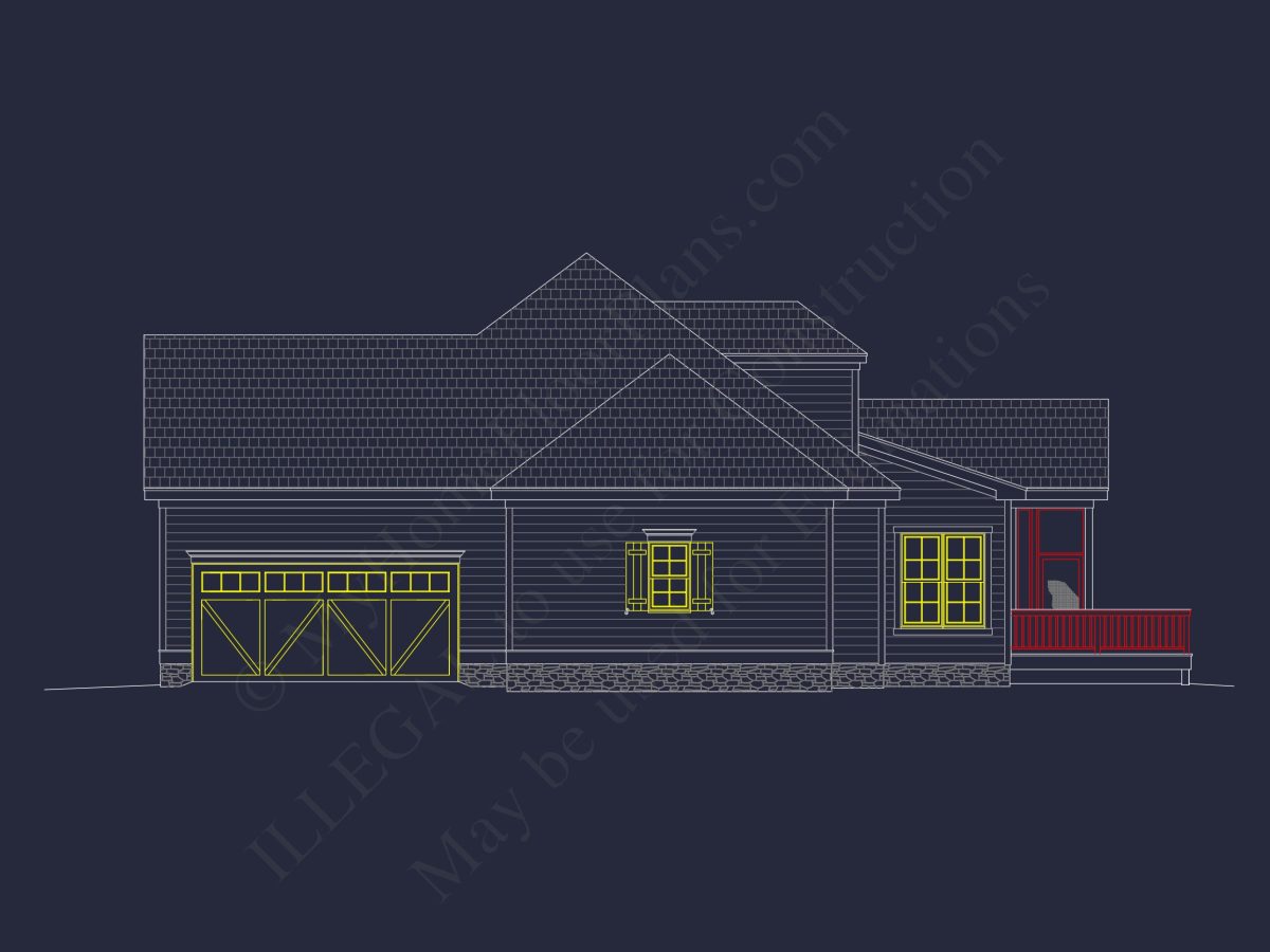 Stunning Architectural house Floor Plan with CAD Design