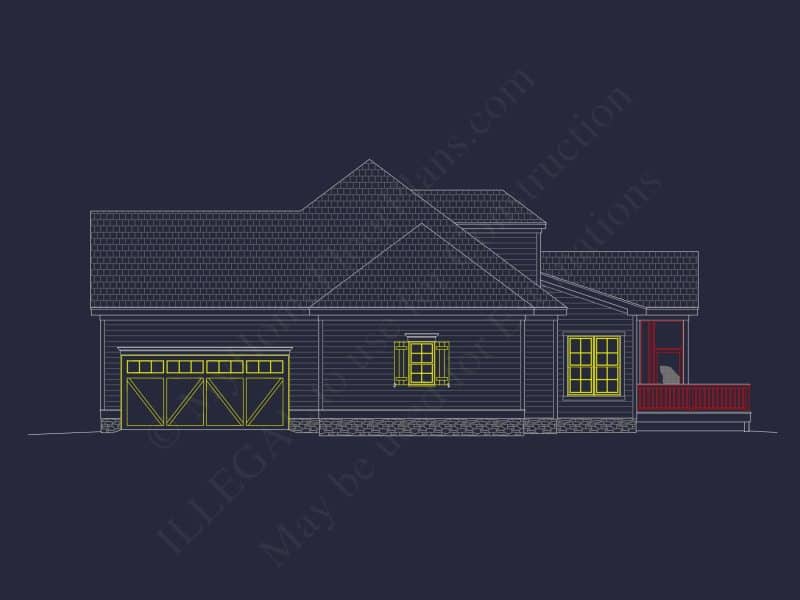 Stunning Architectural house Floor Plan with CAD Design