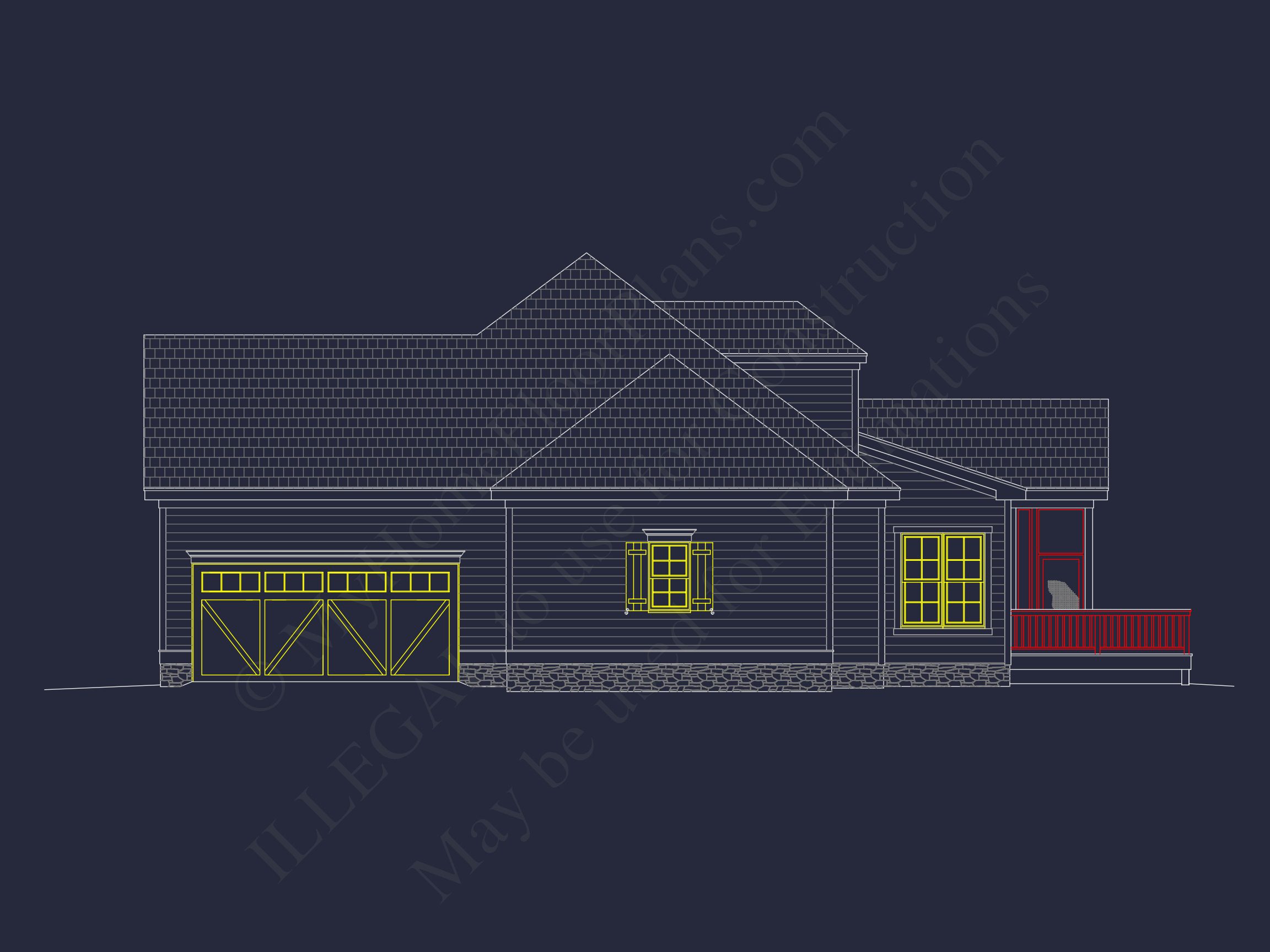Stunning Architectural house Floor Plan with CAD Design