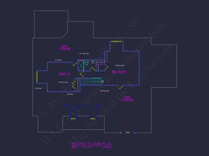 Stunning Architectural house Floor Plan with CAD Design