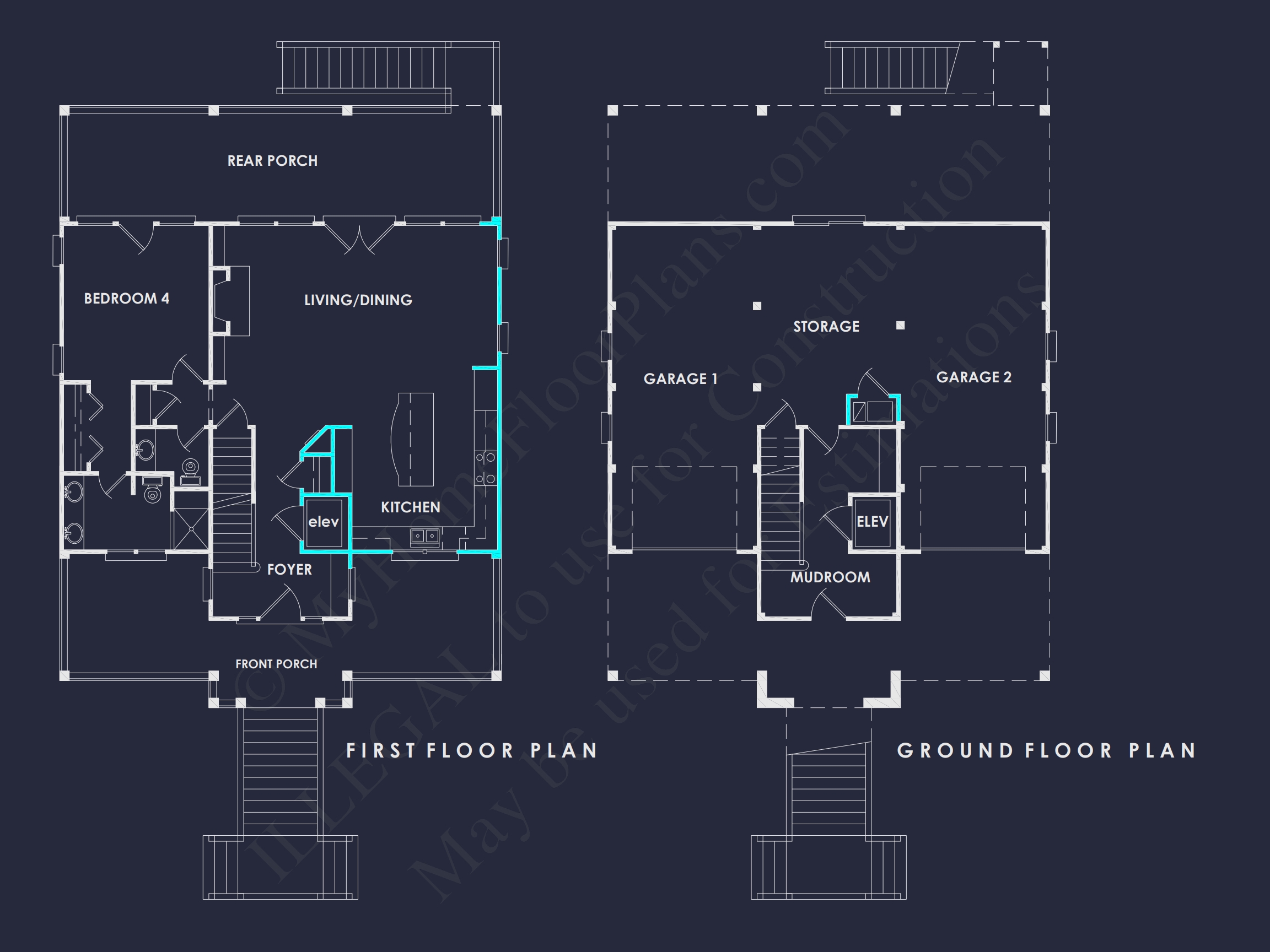 Stunning Beach Home Plan with CAD and Architecture Designs