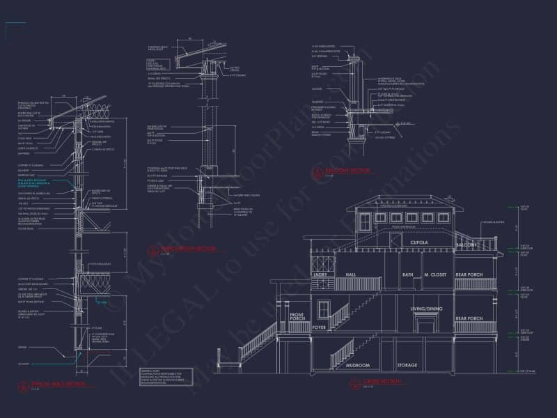 Stunning Beach house Plan with CAD and Architecture Designs