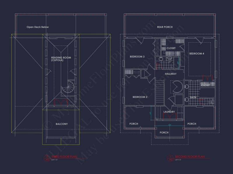 Stunning Beach house Plan with CAD and Architecture Designs