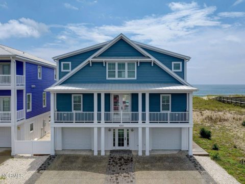 Stunning Coastal Beach house Plan with 3 Floors, 6 Beds, CAD