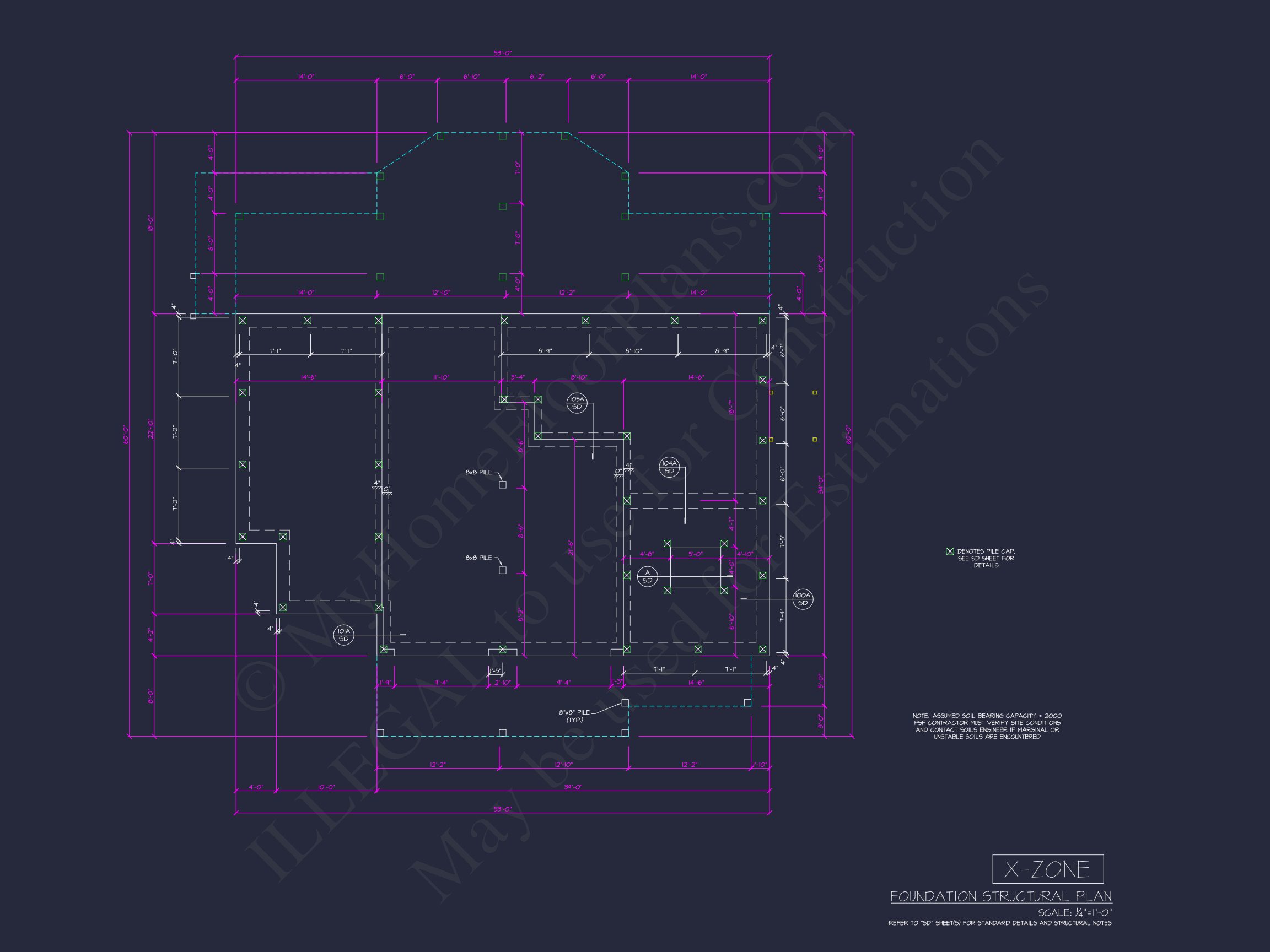 Stunning Coastal house Plan with 5 Bedrooms,3 Floors,and CAD Designs