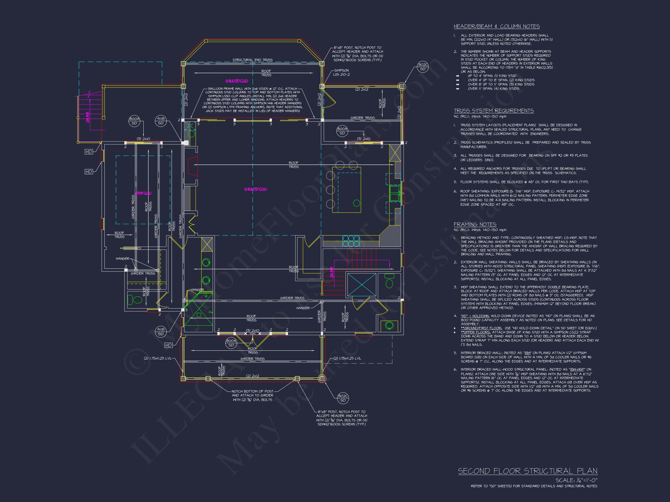 Stunning Coastal house Plan with 5 Bedrooms,3 Floors,and CAD Designs