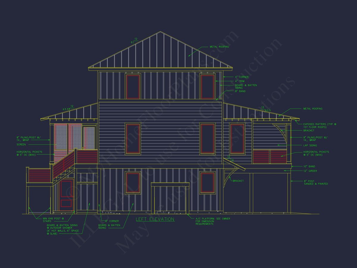 Stunning Coastal house Plan with Modern Features and Blueprint Designs