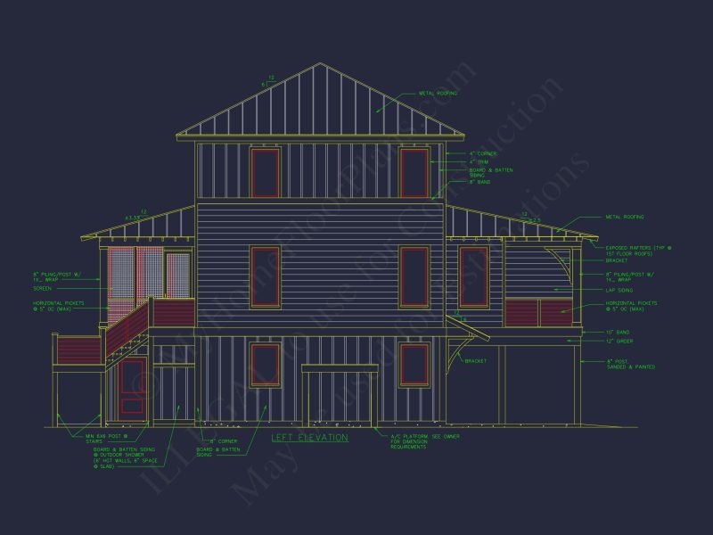 Stunning Coastal house Plan with Modern Features and Blueprint Designs