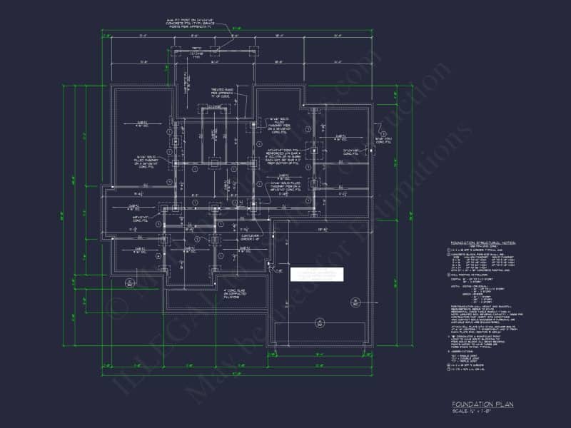 Stunning Colonial house Architecture with Complete CAD Plans