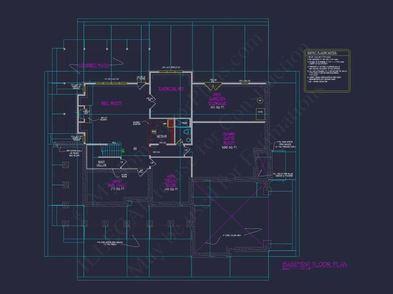 Stunning Colonial house Architecture with Complete CAD Plans
