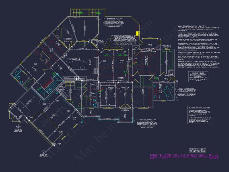 Stunning Craftsman house Design with 3 Floors and CAD Plan