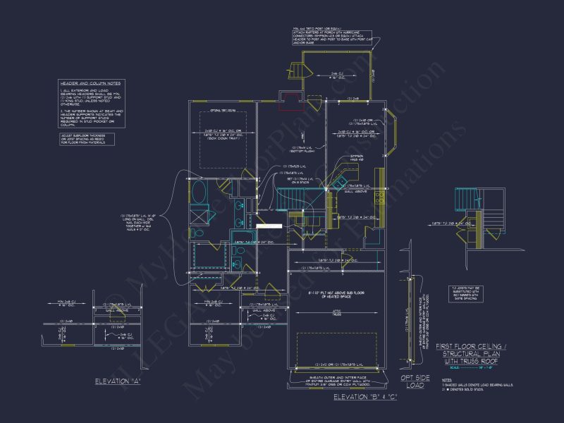 Stunning Craftsman house Plan with 2-Story CAD Designs