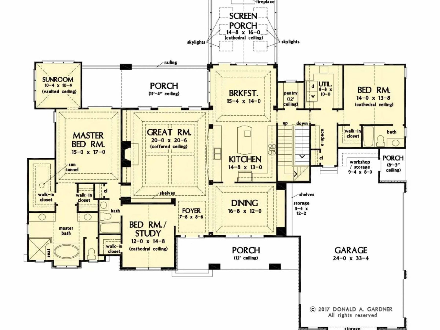 Stunning Craftsman house Plan with 5 Bedrooms and Full Blueprint