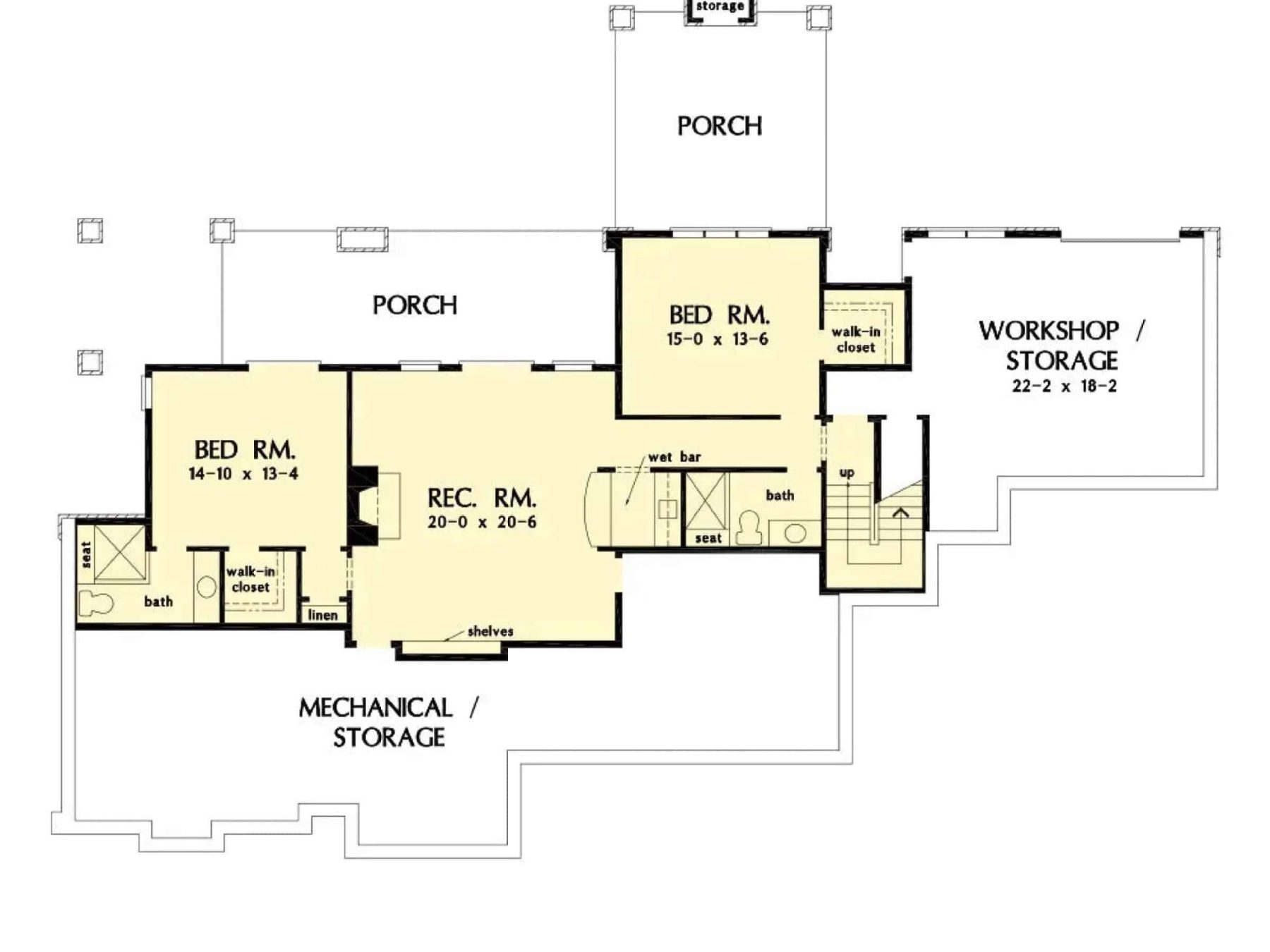 Stunning Craftsman house Plan with 5 Bedrooms and Full Blueprint