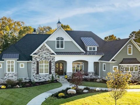 Stunning Craftsman house Plan with 5 Bedrooms and Full Blueprint