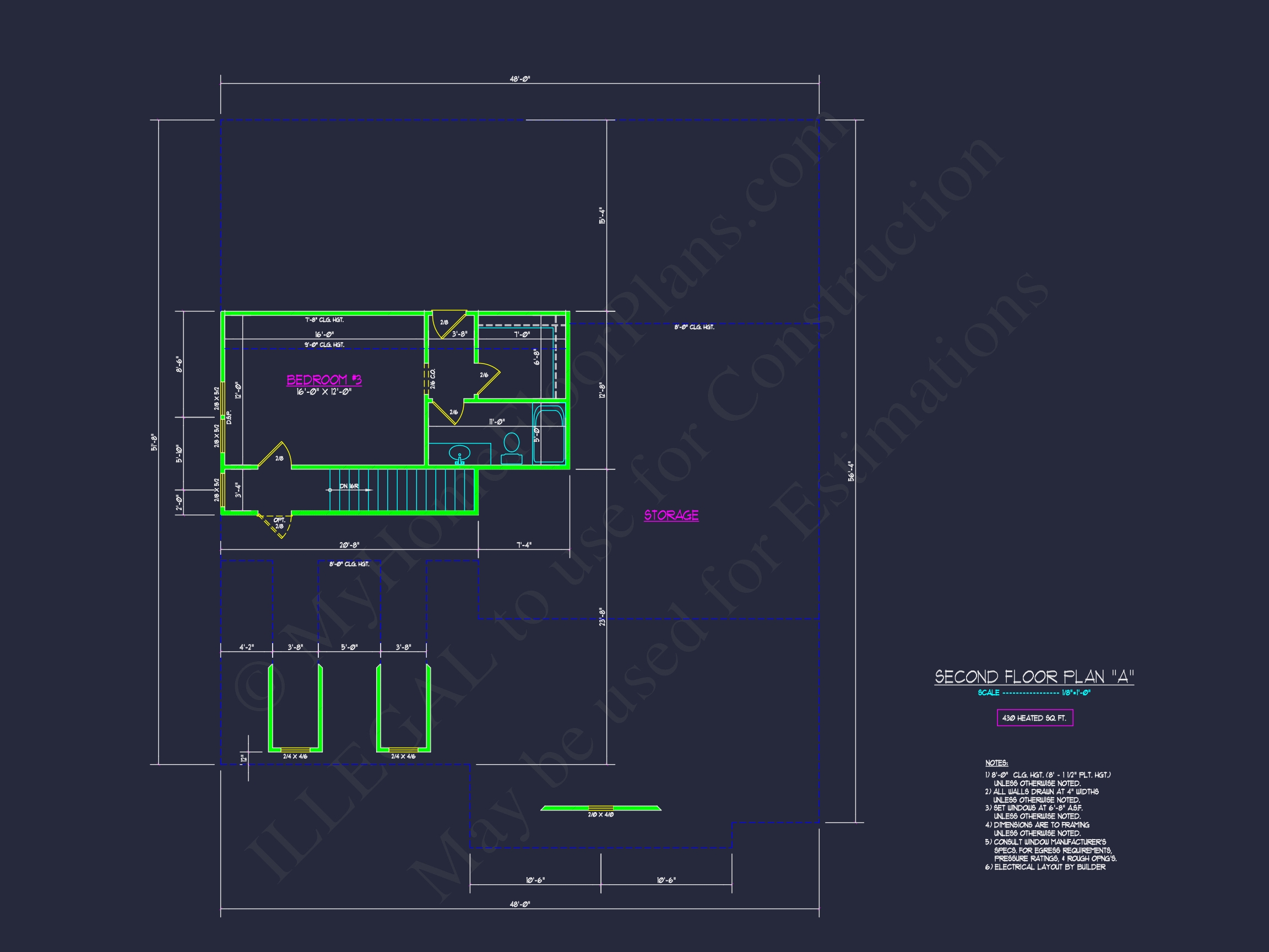 Stunning Craftsman Home Plan with Open Floor Design and CAD Blueprint