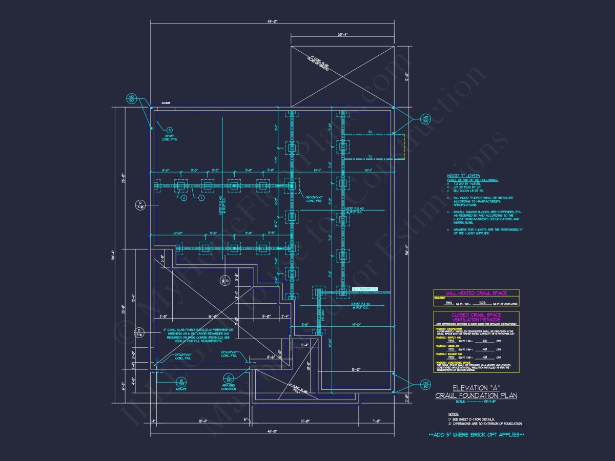 Stunning Craftsman house Plan with Open Floor Design and CAD Blueprint