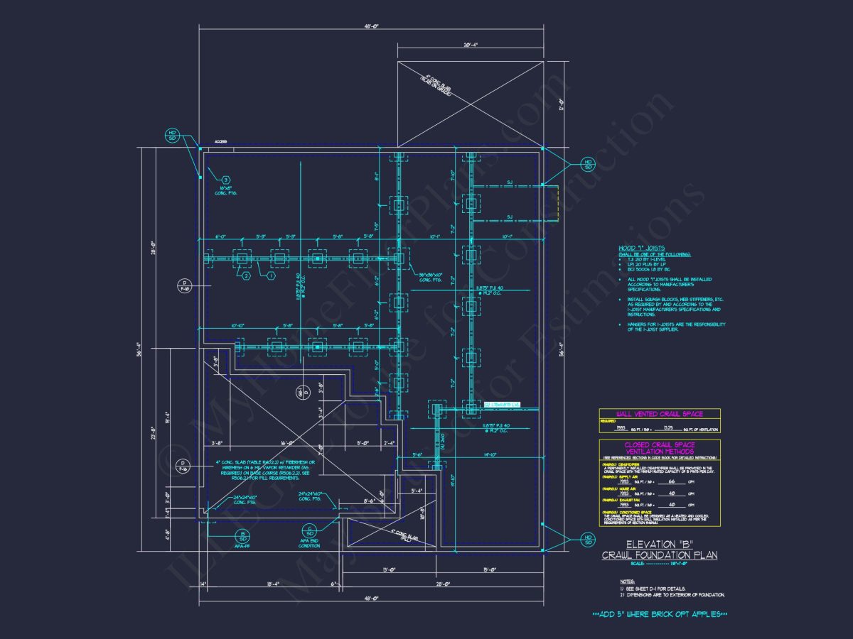 Stunning Craftsman house Plan with Open Floor Design and CAD Blueprint