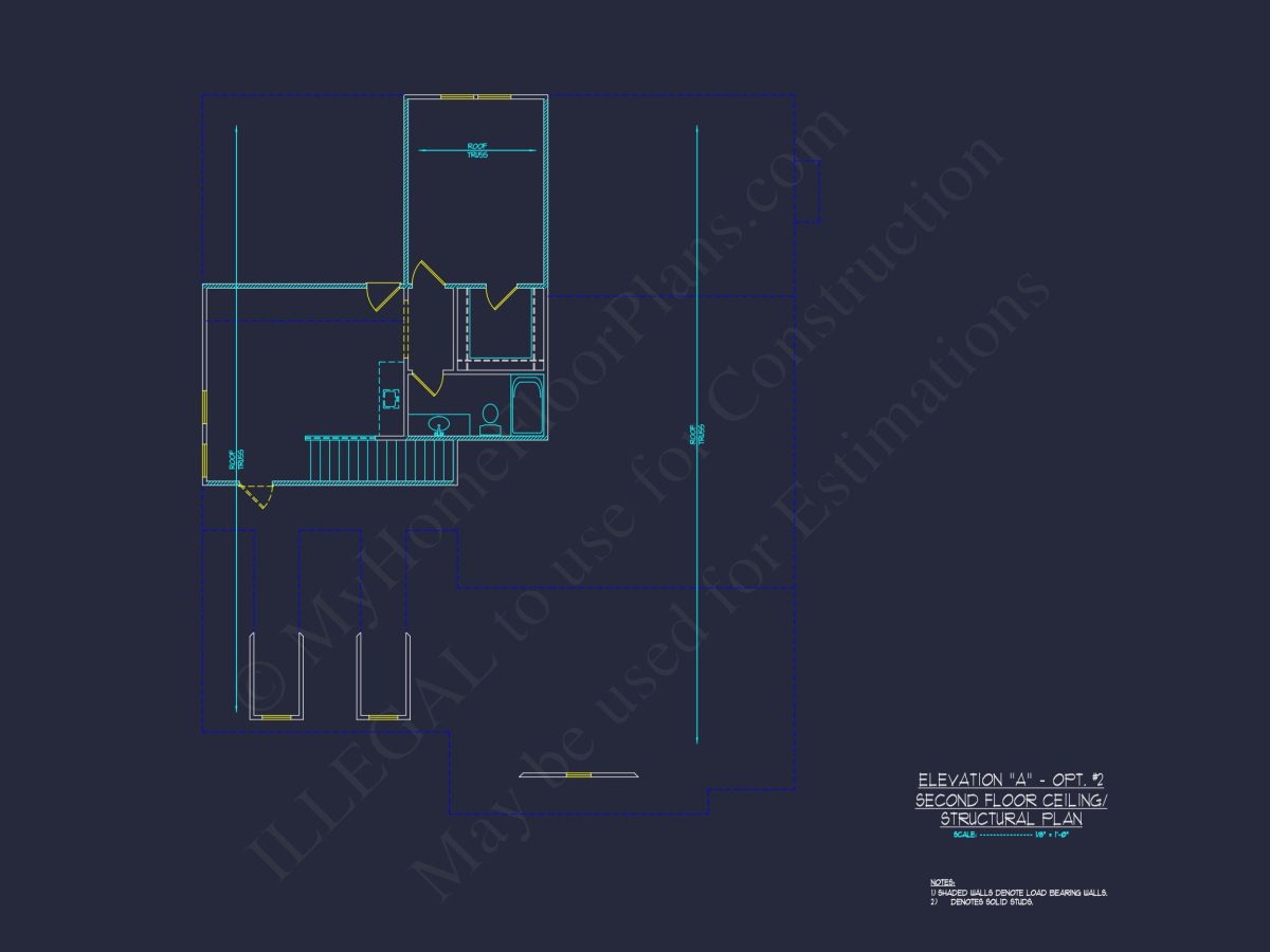 Stunning Craftsman house Plan with Open Floor Design and CAD Blueprint