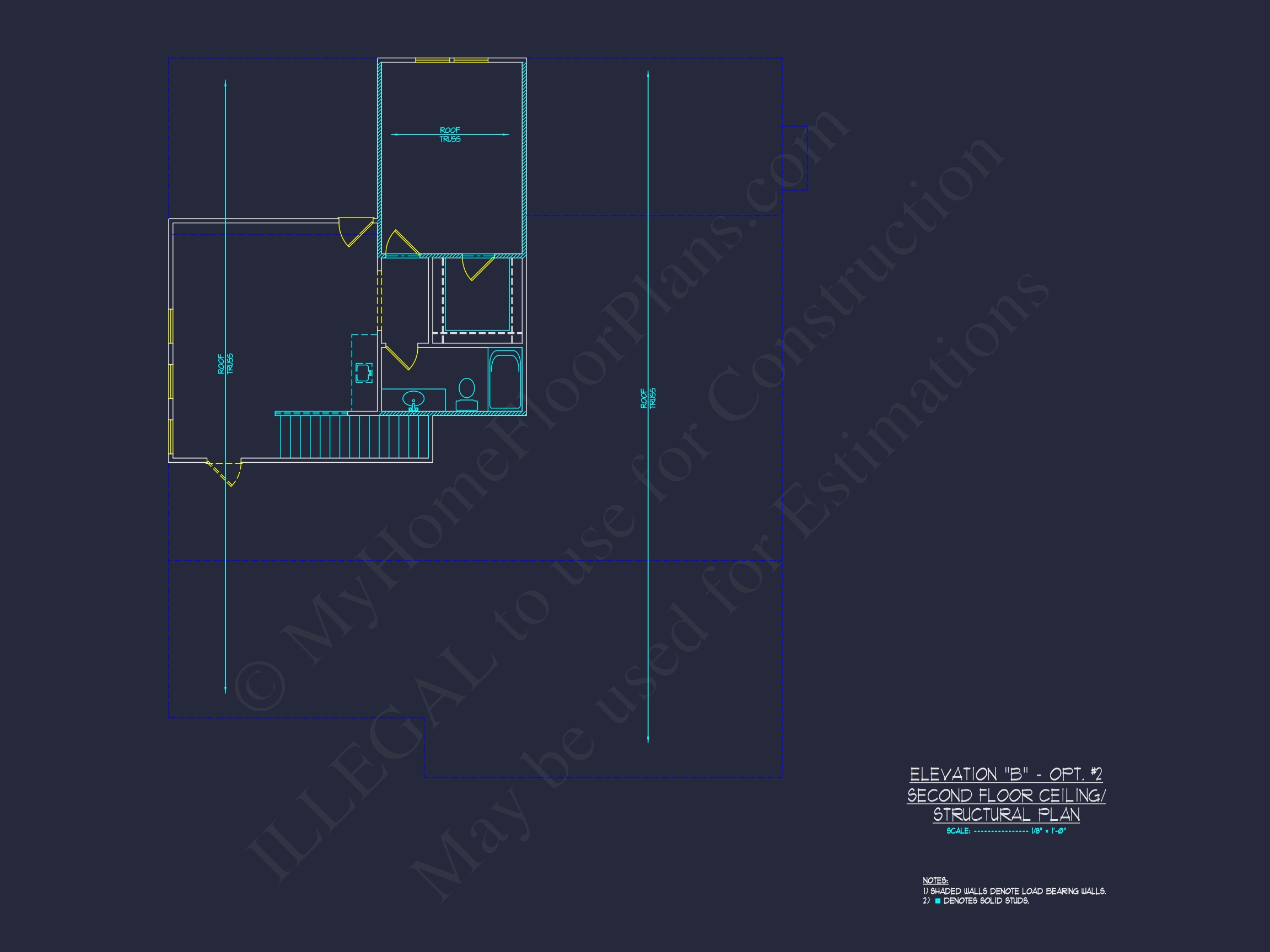 Stunning Craftsman Home Plan with Open Floor Design and CAD Blueprint