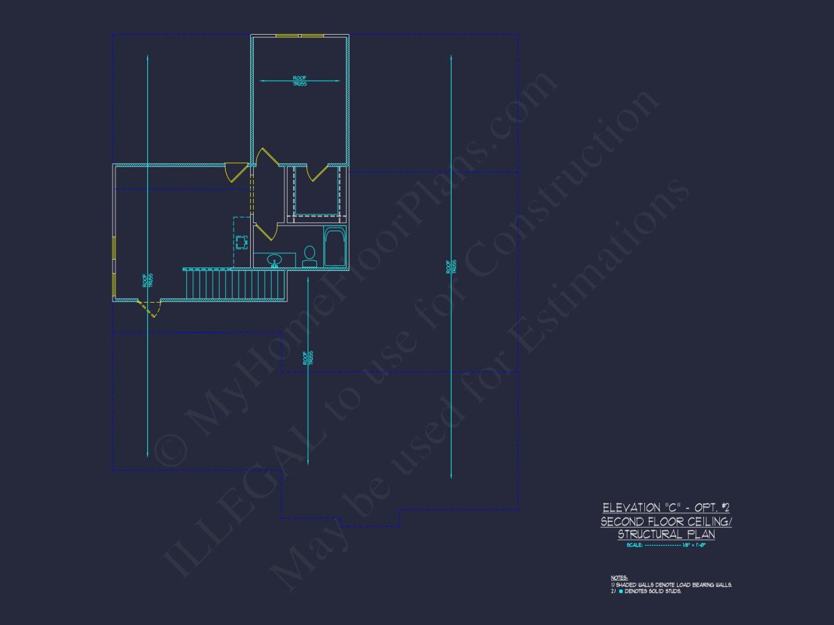 "Stunning Craftsman house plan featuring an open floor design and a detailed CAD blueprint"