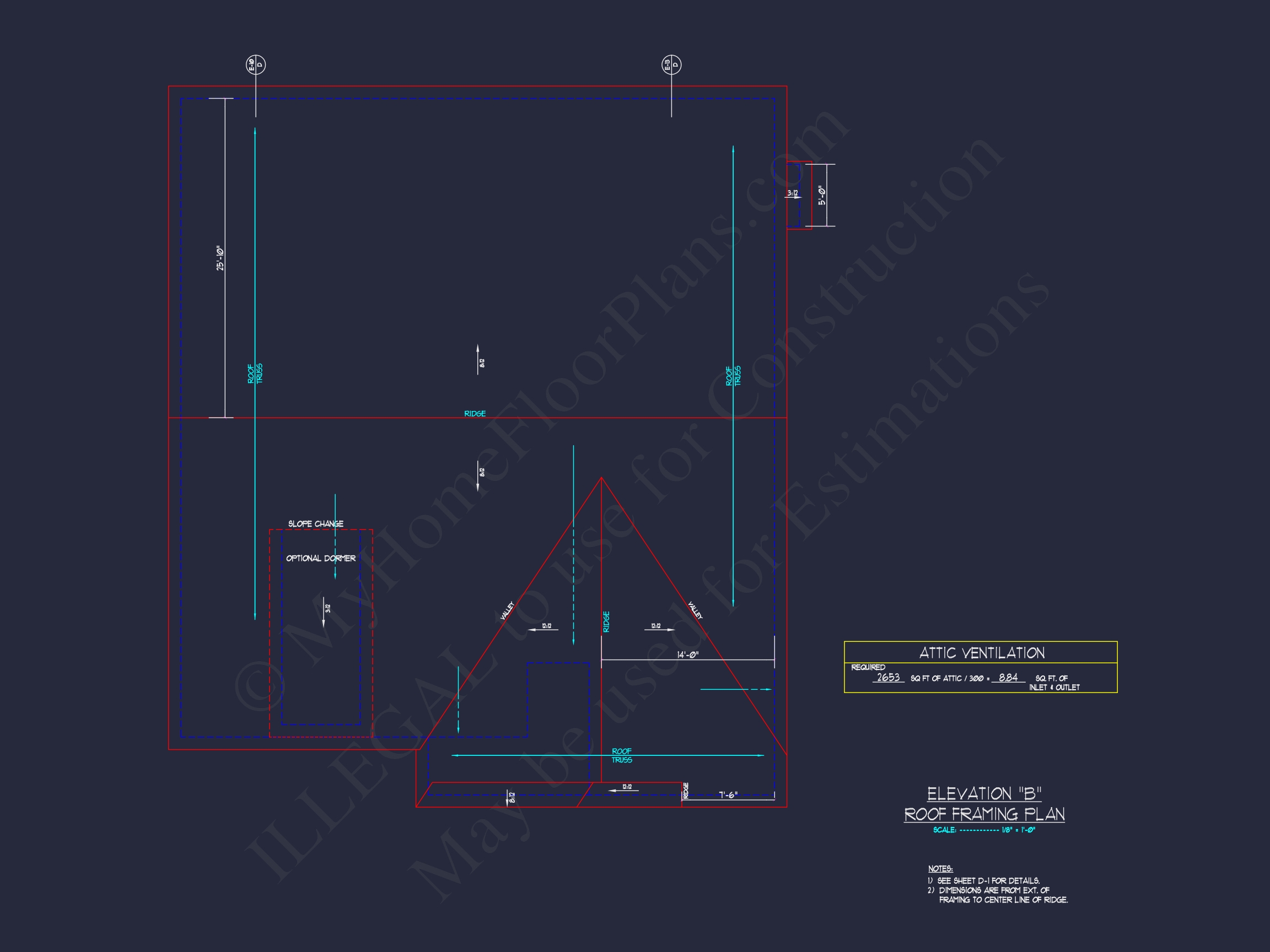 Stunning Craftsman Home Plan with Open Floor Design and CAD Blueprint