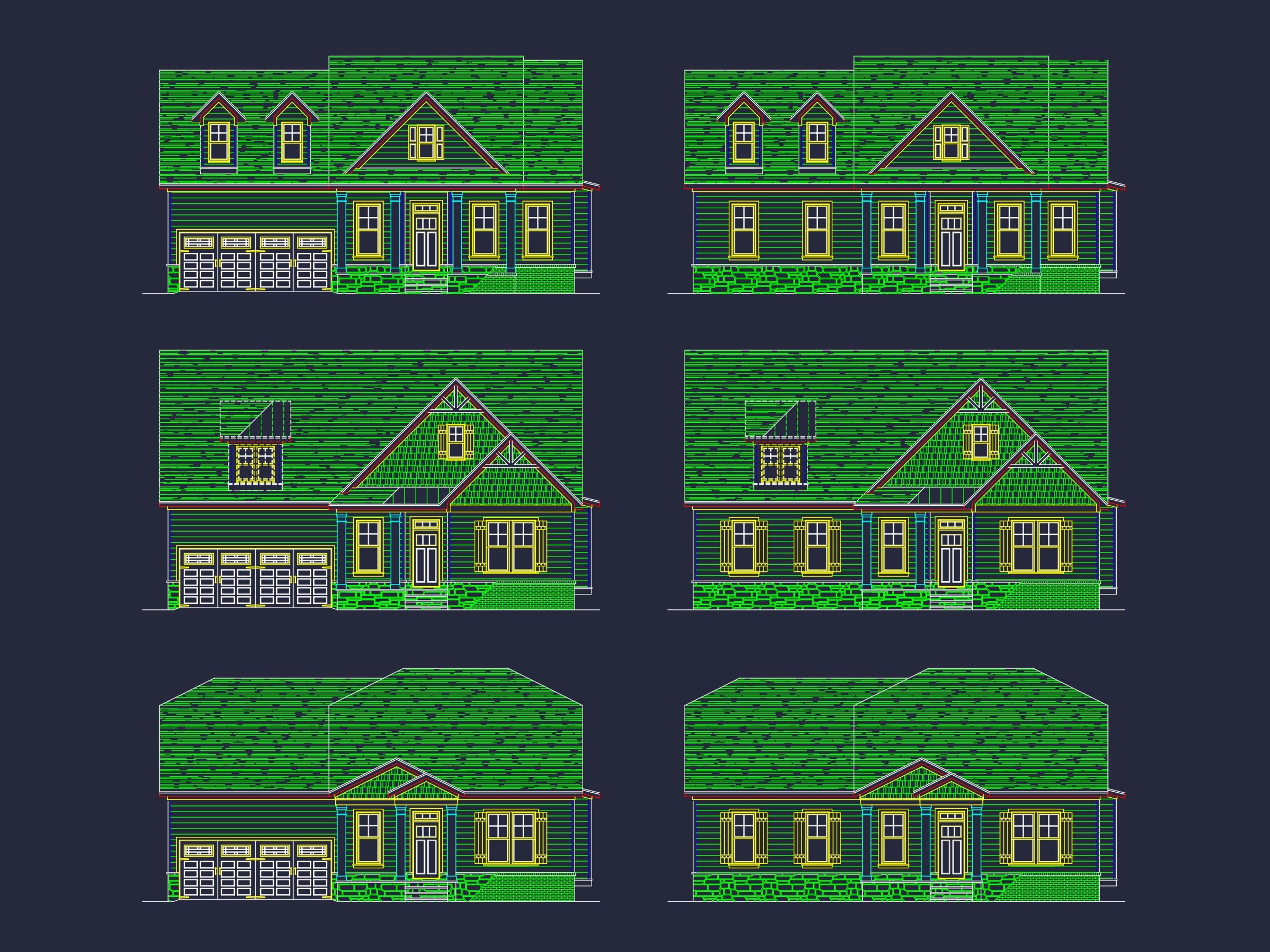 Stunning Craftsman Home Plan with Open Floor Design and CAD Blueprint