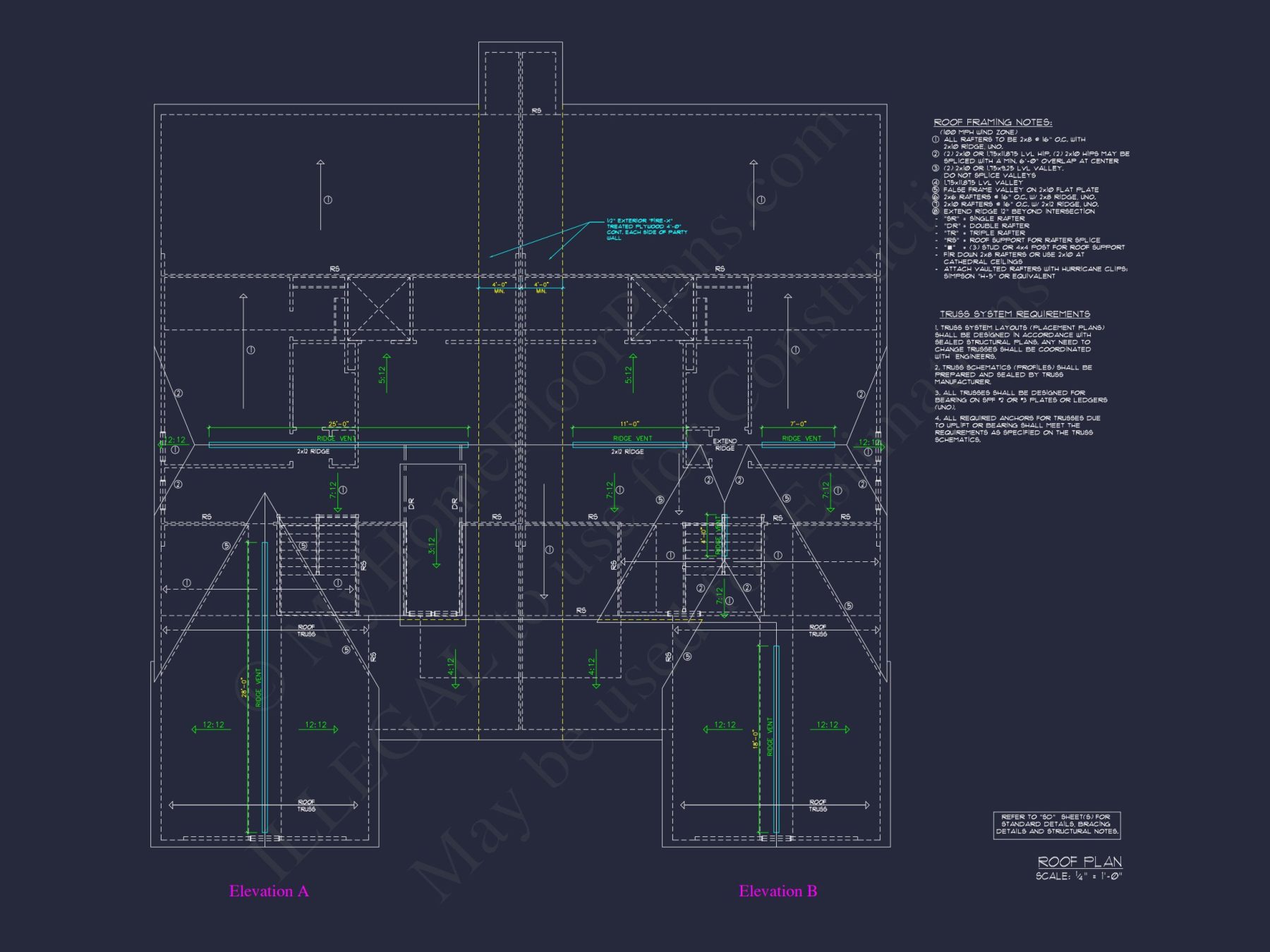 Stunning Duplex house Plan with CAD Designs and Blueprints