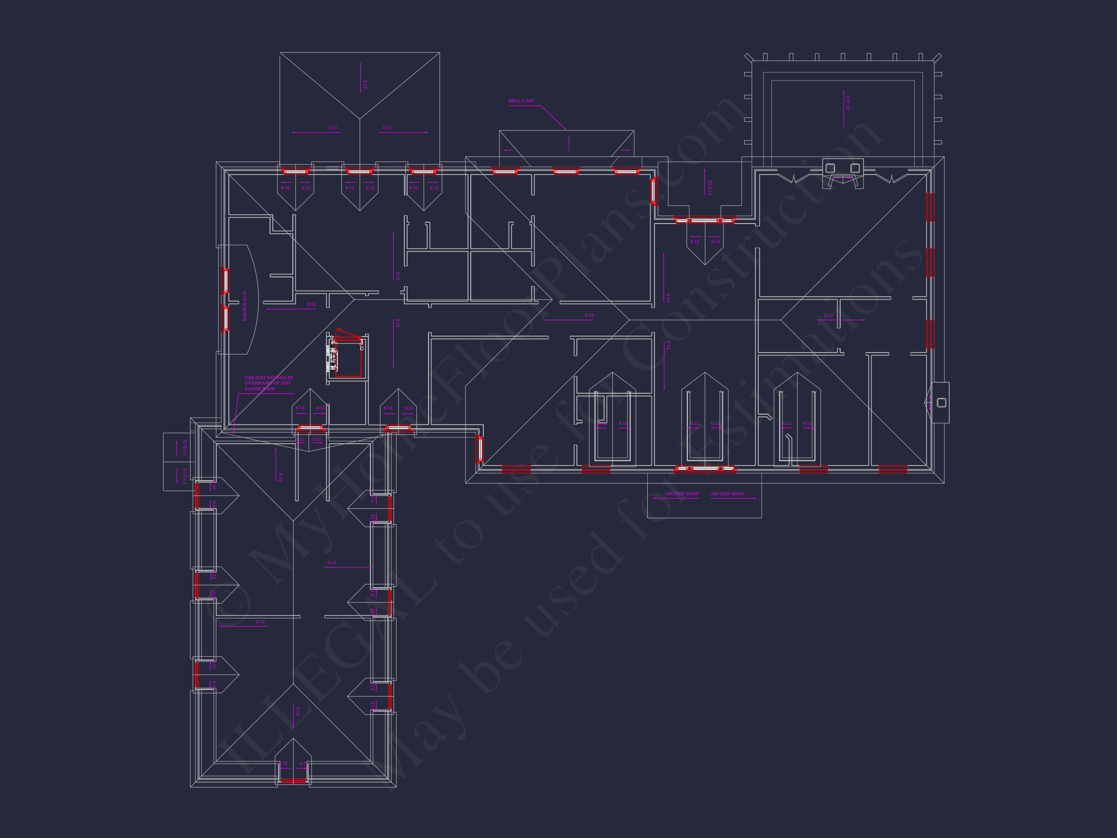 Stunning Georgian Home Plan with 4 Beds,7 Baths,and 3 Stories