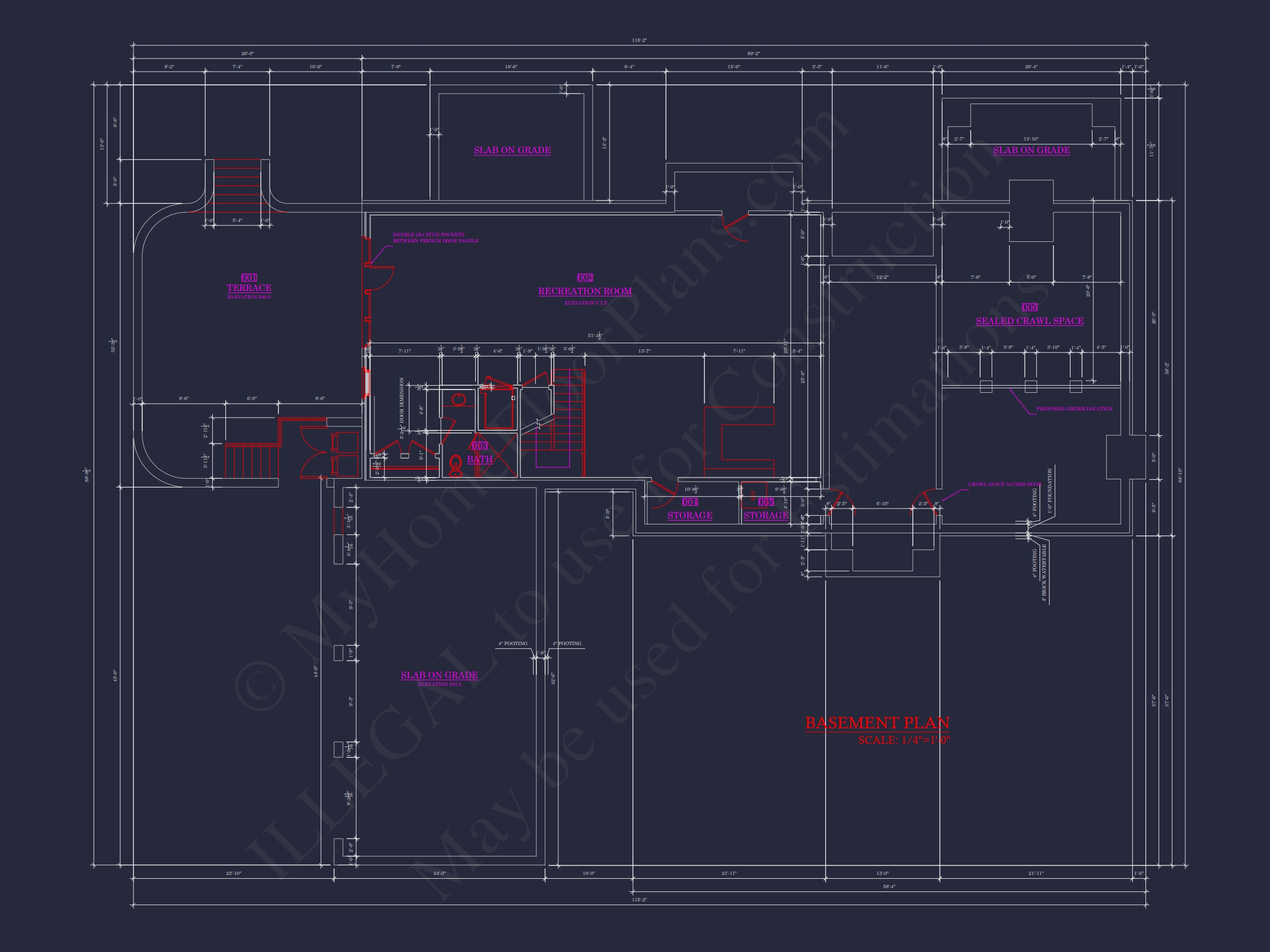 Stunning Georgian Home Plan with 4 Beds,7 Baths,and 3 Stories