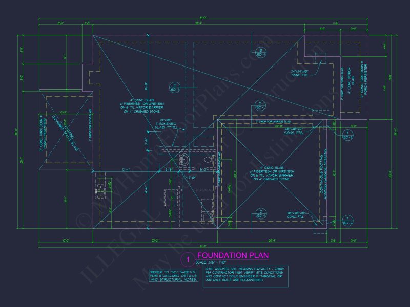 Stunning house Design with Blueprint, CAD Floor Plans