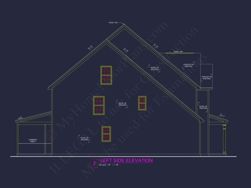 Stunning house Design with Blueprint, CAD Floor Plans