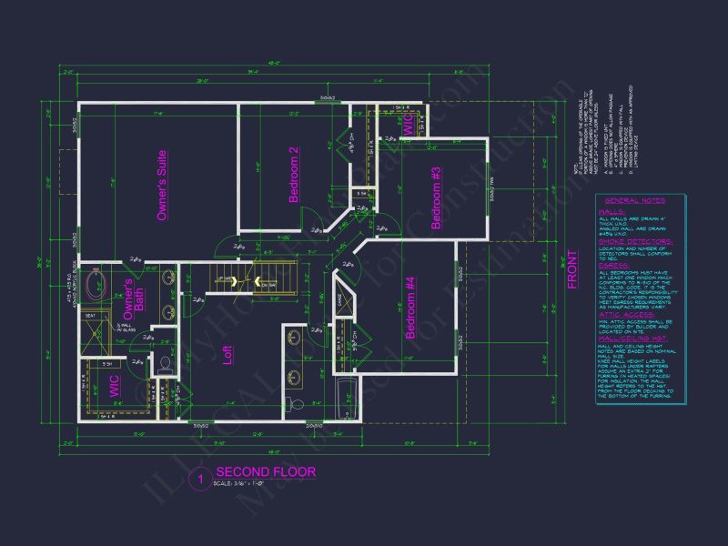 Stunning house Design with Blueprint, CAD Floor Plans