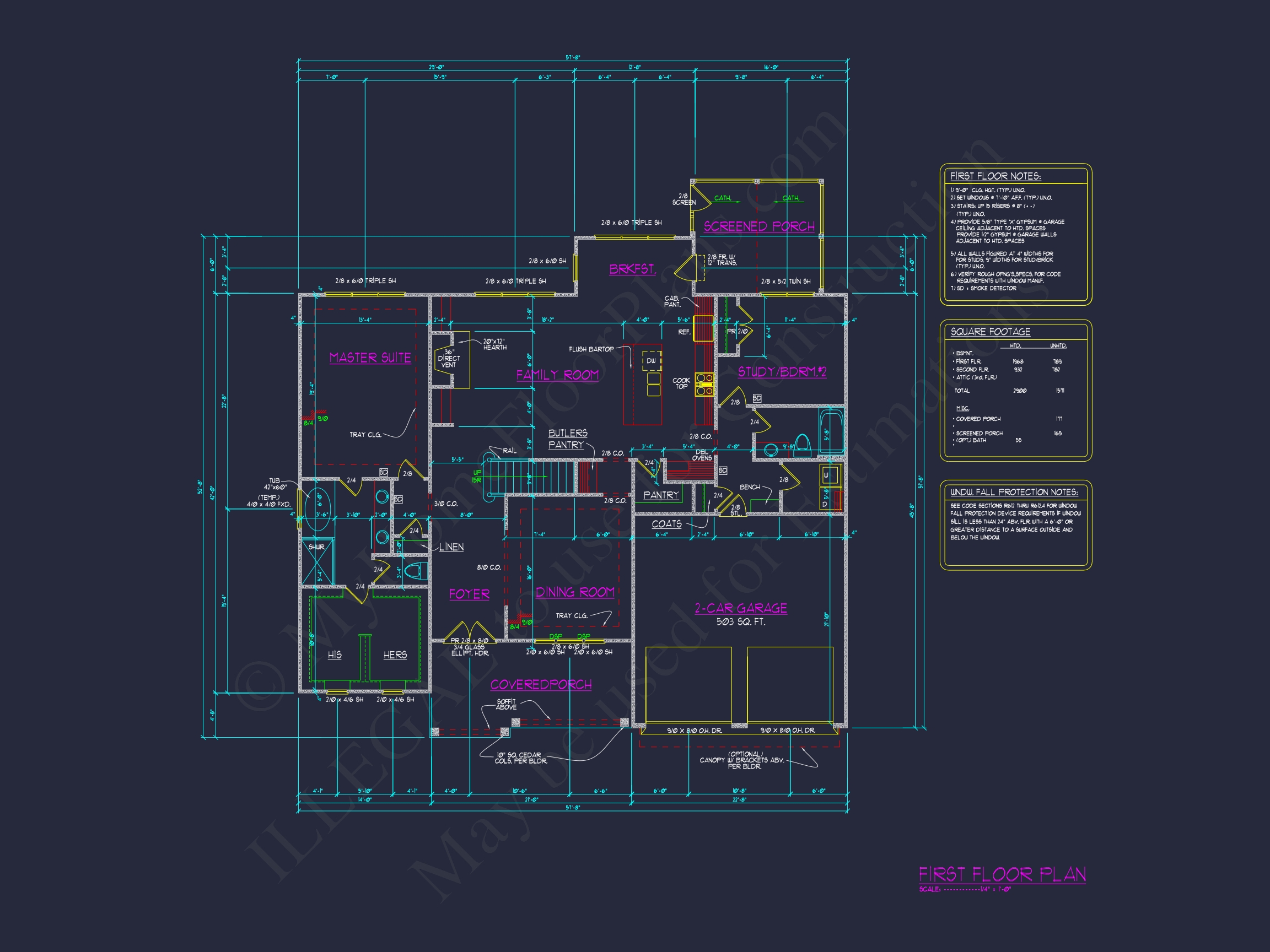 Stunning Home Floor Plan: Architectural CAD & Designs