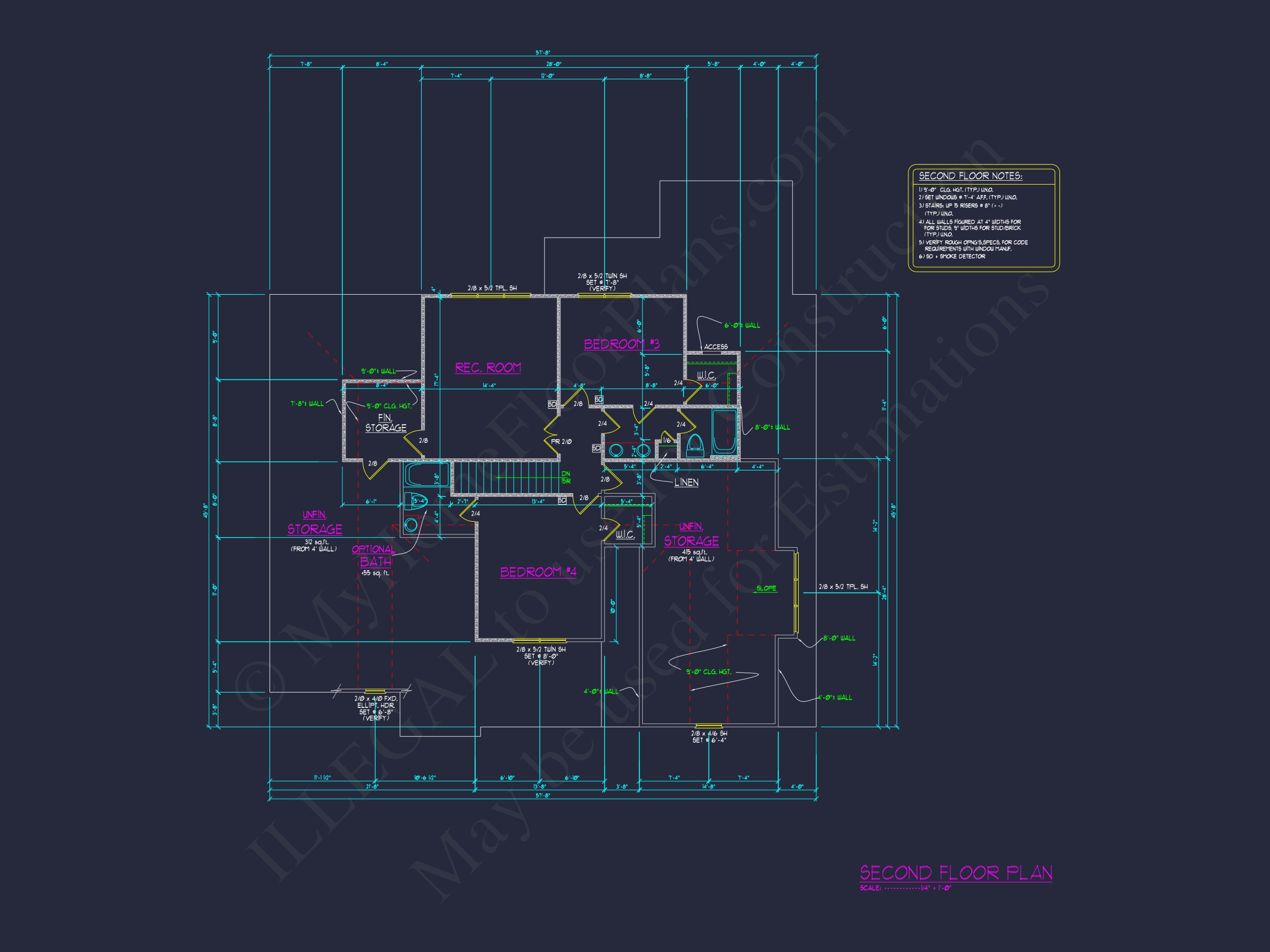 Stunning Home Floor Plan: Architectural CAD & Designs