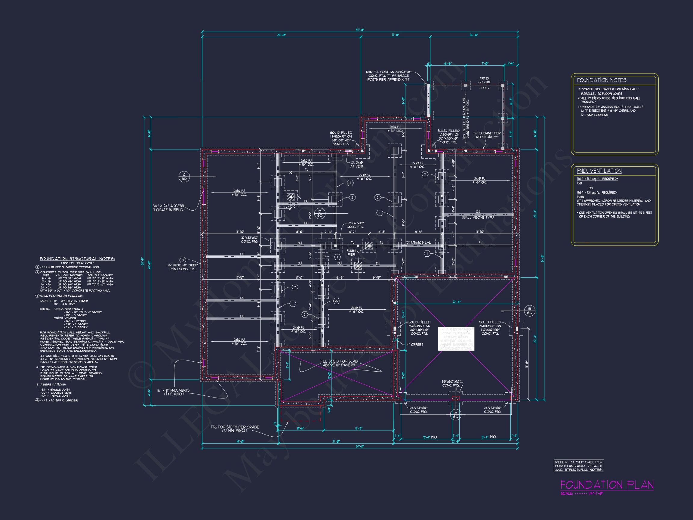 Stunning Home Floor Plan: Architectural CAD & Designs