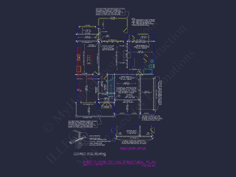 Stunning house Floor Plan with 2.5 Floors & CAD Blueprints
