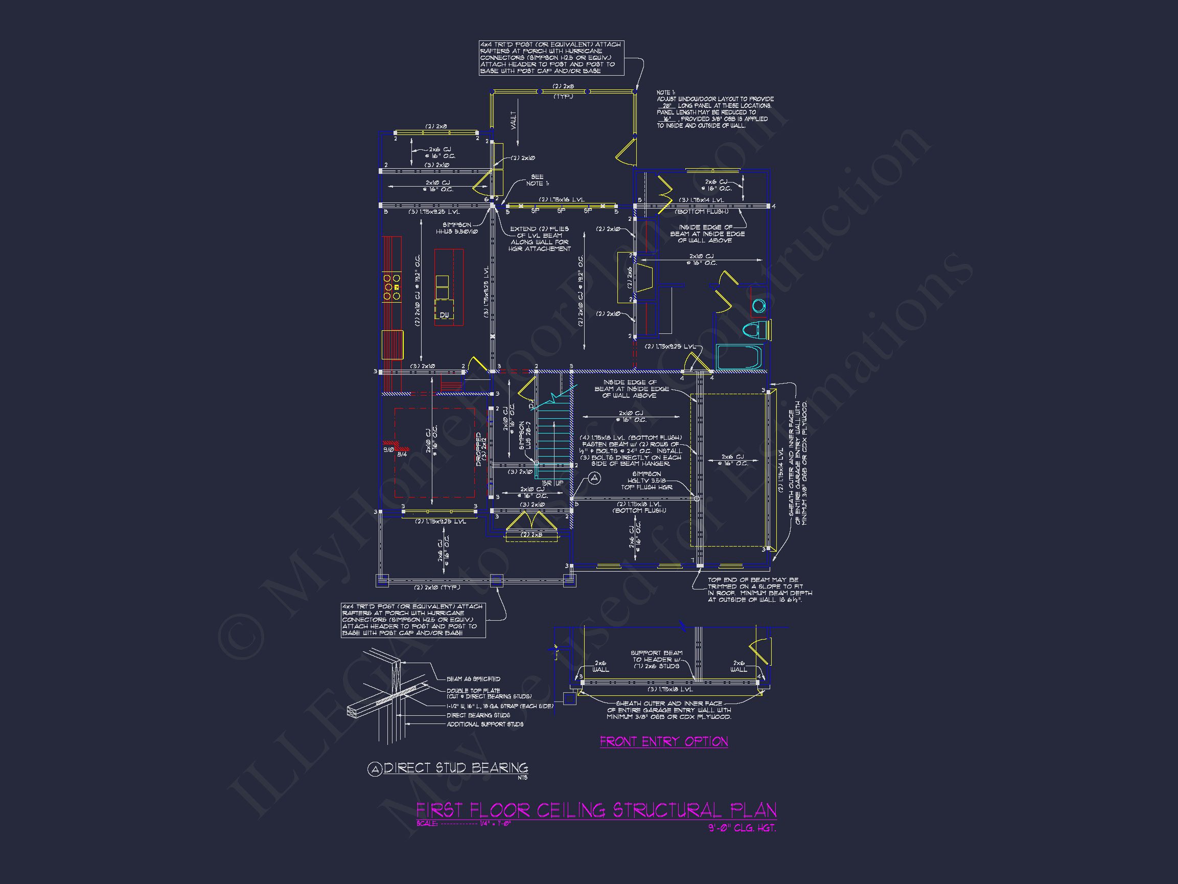 Stunning house Floor Plan with 2.5 Floors & CAD Blueprints