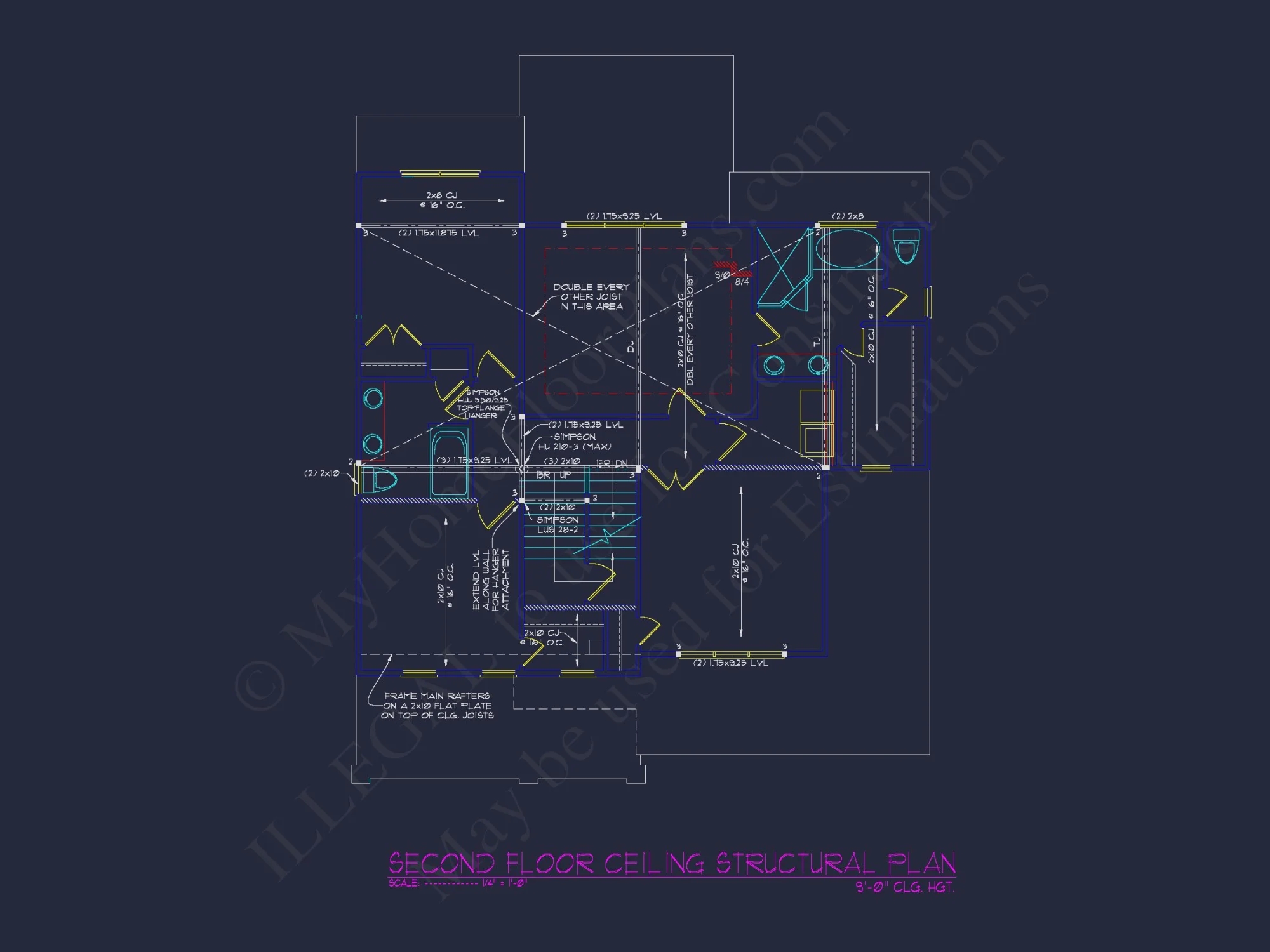 Stunning house Floor Plan with 2.5 Floors & CAD Blueprints