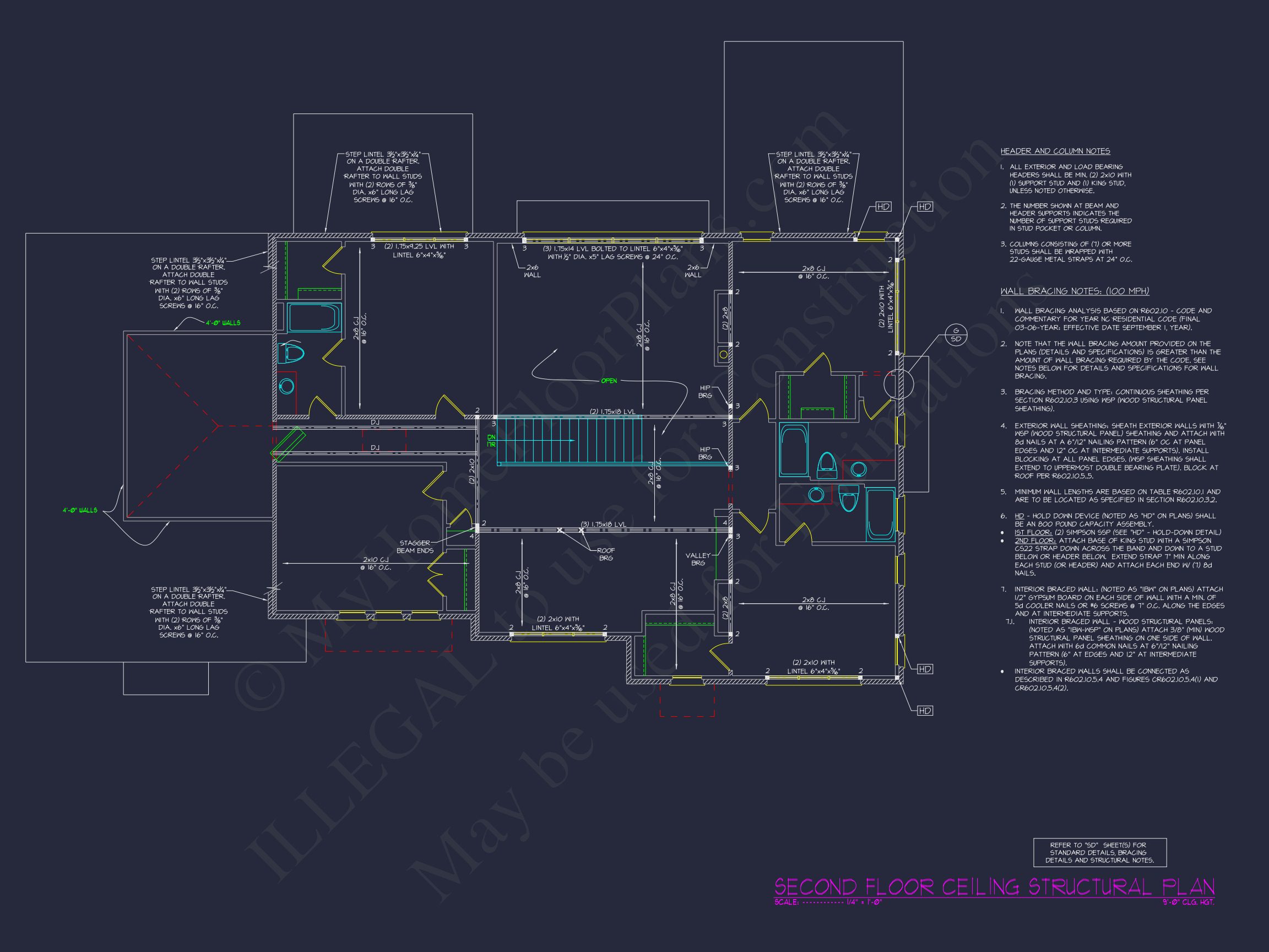 Stunning house Floor Plan with 4 Bedrooms – Modern CAD Designs